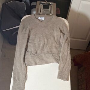 Old Navy Cozy Beige Crew Neck Sweater